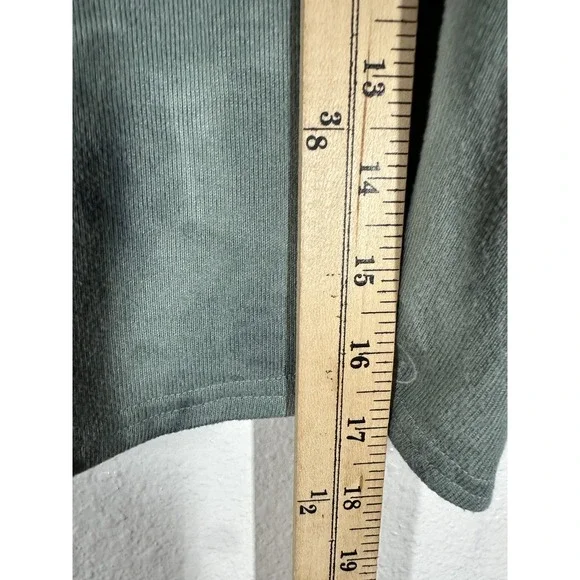 Gilly Hicks Tank Top Womens XS Green Tie Dye Ribbed Cropped Split Neck Racerback - Picture 5 of 7